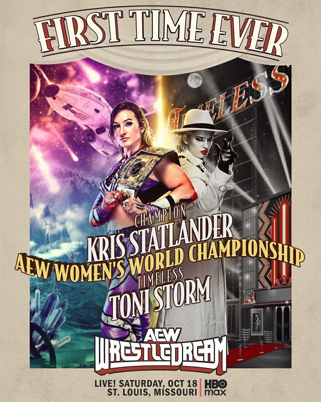 AEW Women's World Champion Kris Statlander: How She Became The Galaxy's Greatest 4 Kris Statlander vs. Toni Storm poster