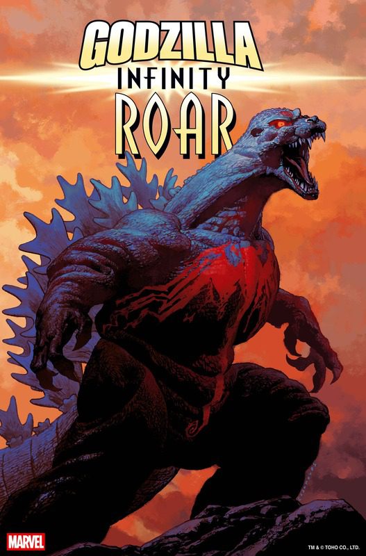 Godzilla Challenges The Power Cosmic In New Marvel Crossover 3 Godzilla: Infinity Roar Variant Cover by JOSEMARIA CASANOVAS