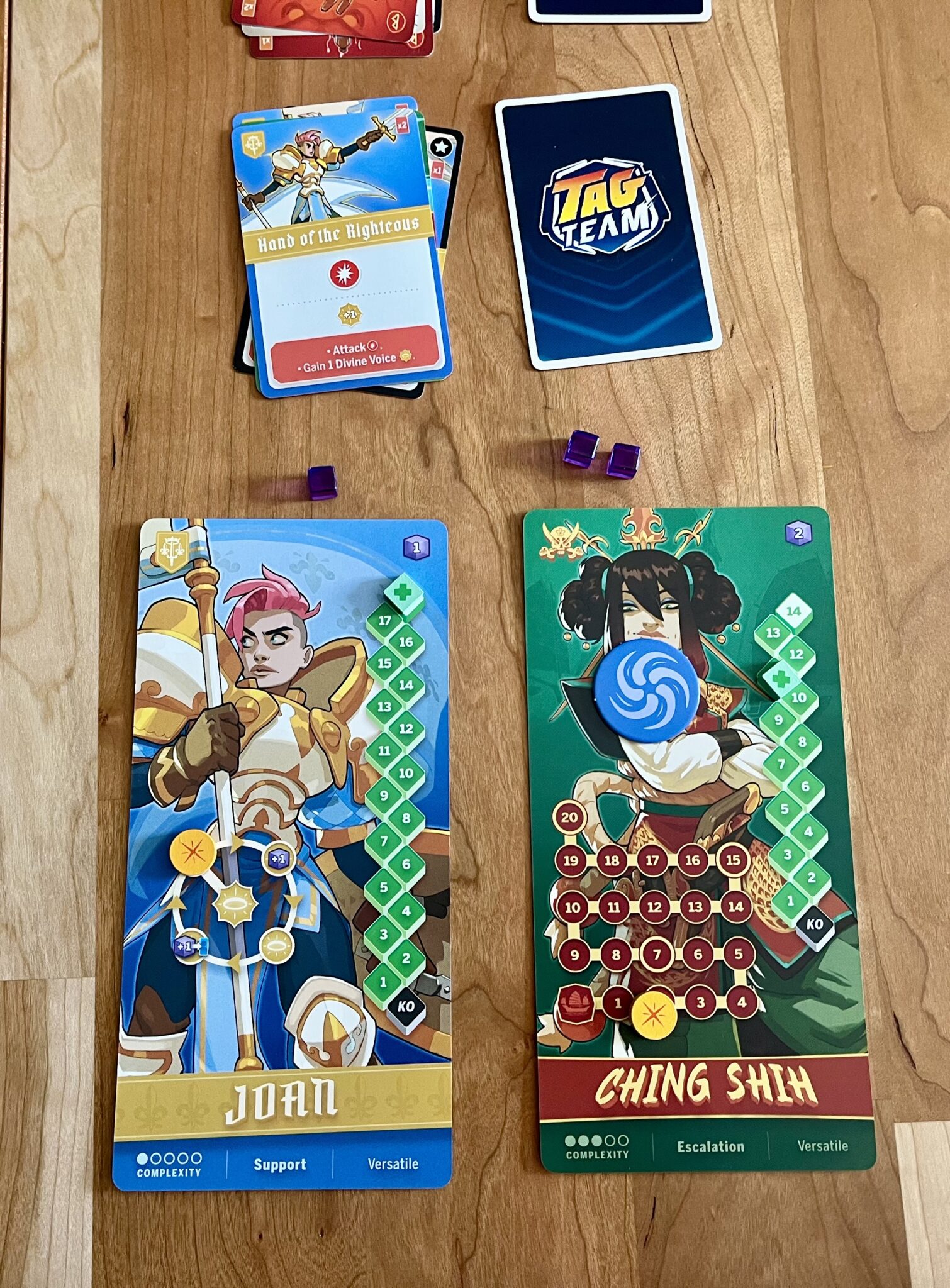'Tag Team' Is A Classic Arcade Fighting Card Game For 2 Players 7 Tag Team beginning fighters