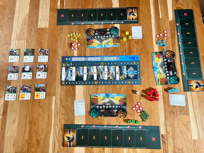 Dirt & Dust setup to start the game