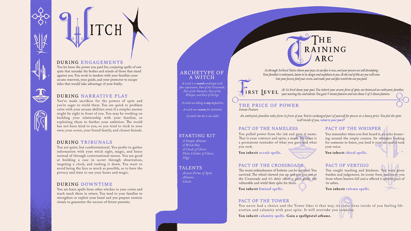New TTRPG Ambition Uses Daoism And Tarot To Weave Tales Of Fate 2 Ambition Witch page