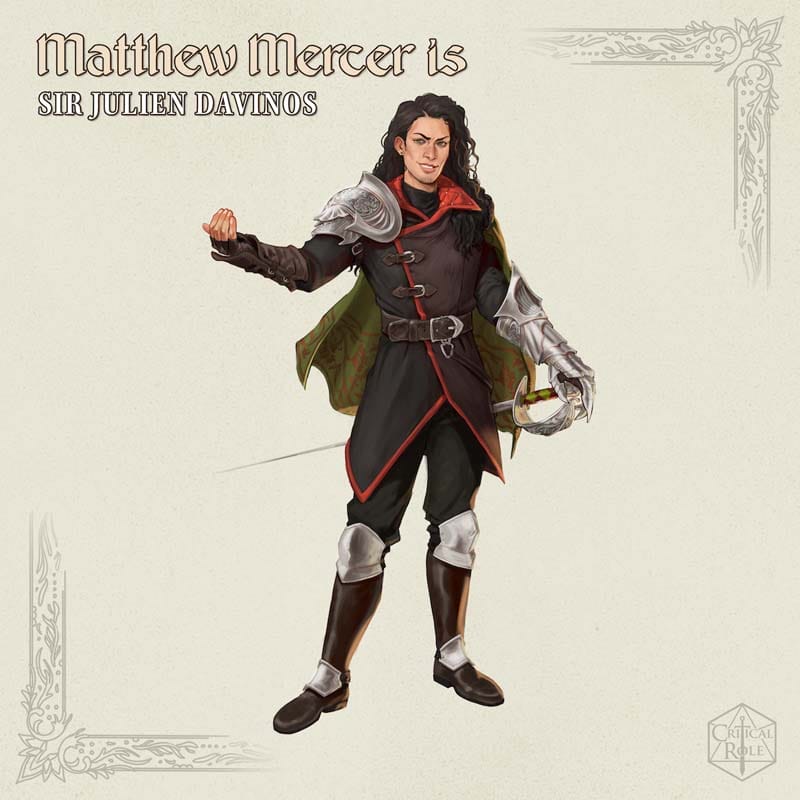 Critical Role  Julius Davinos art