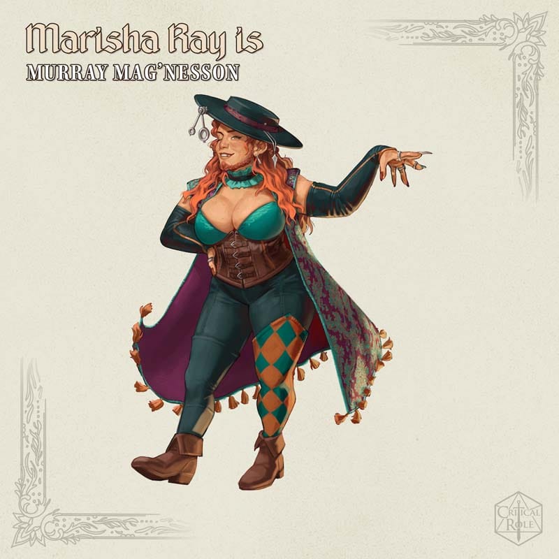 Critical Role  Murray Mag'Nesson art