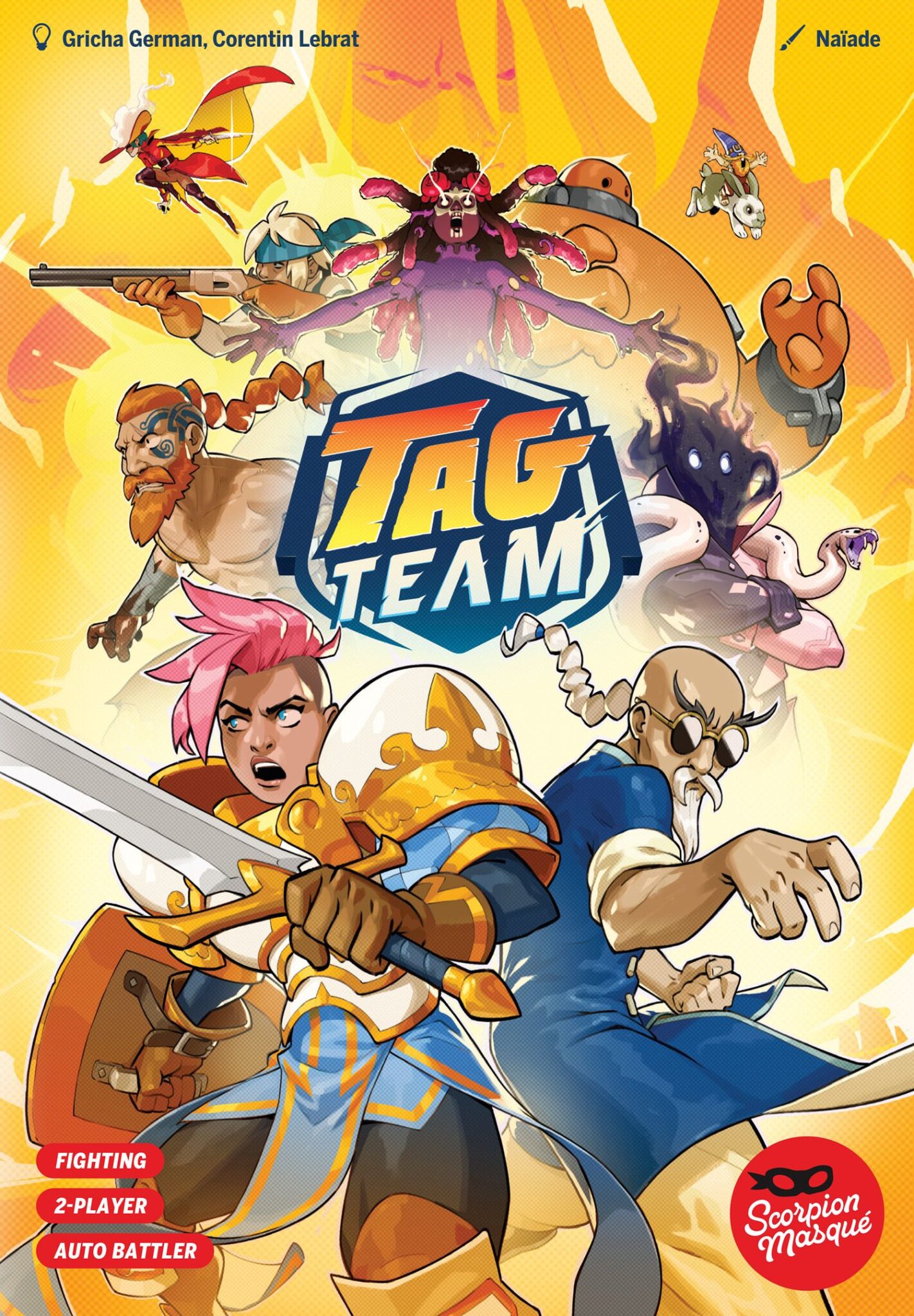 'Tag Team' Is A Classic Arcade Fighting Card Game For 2 Players 1 Tag Team Box Art