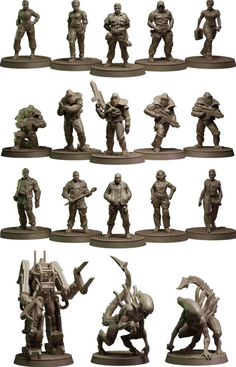 Free League Sets November 18 Launch For New ALIEN The Roleplaying Game Releases 6 Rapture Protocol Miniatures Set