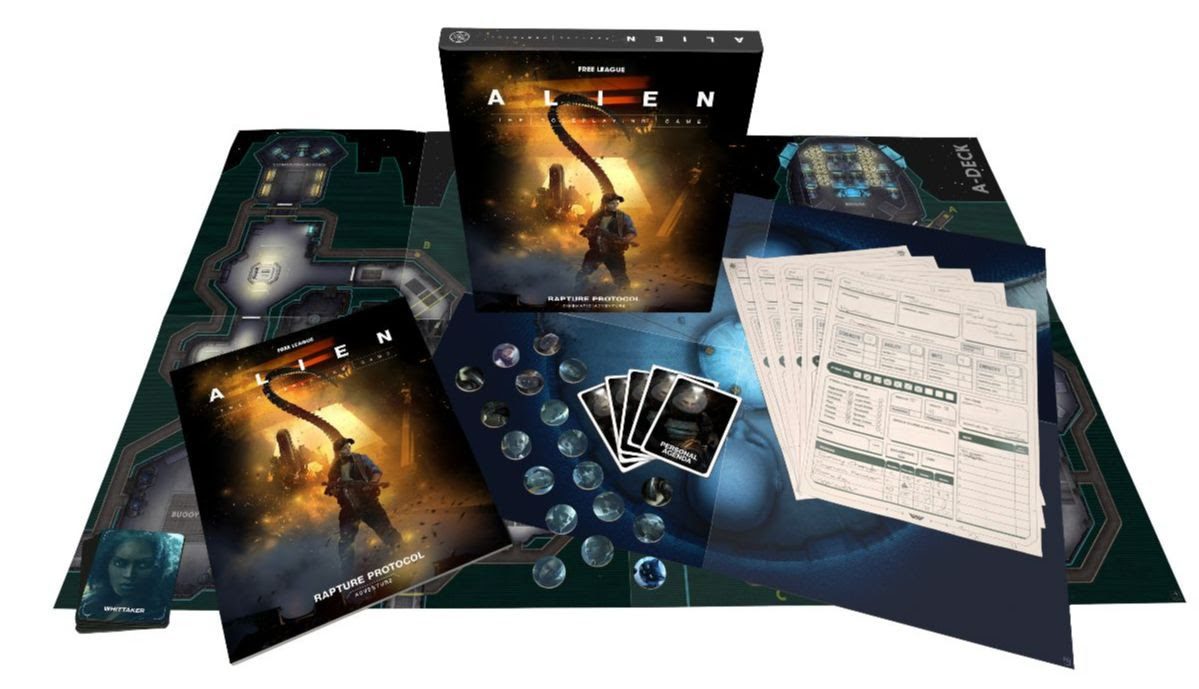 Free League Sets November 18 Launch For New ALIEN The Roleplaying Game Releases 5 ALIEN The Roleplaying Game Evolved Edition Rapture Protocol