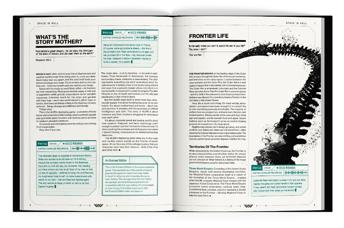 Free League Sets November 18 Launch For New ALIEN The Roleplaying Game Releases 3 ALIEN The Roleplaying Game Evolved Edition