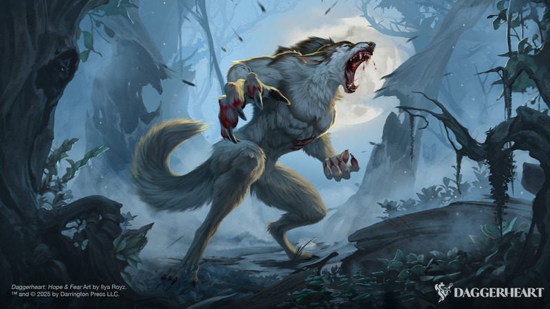 Daggerheart: Hope & Fear  werewolf art