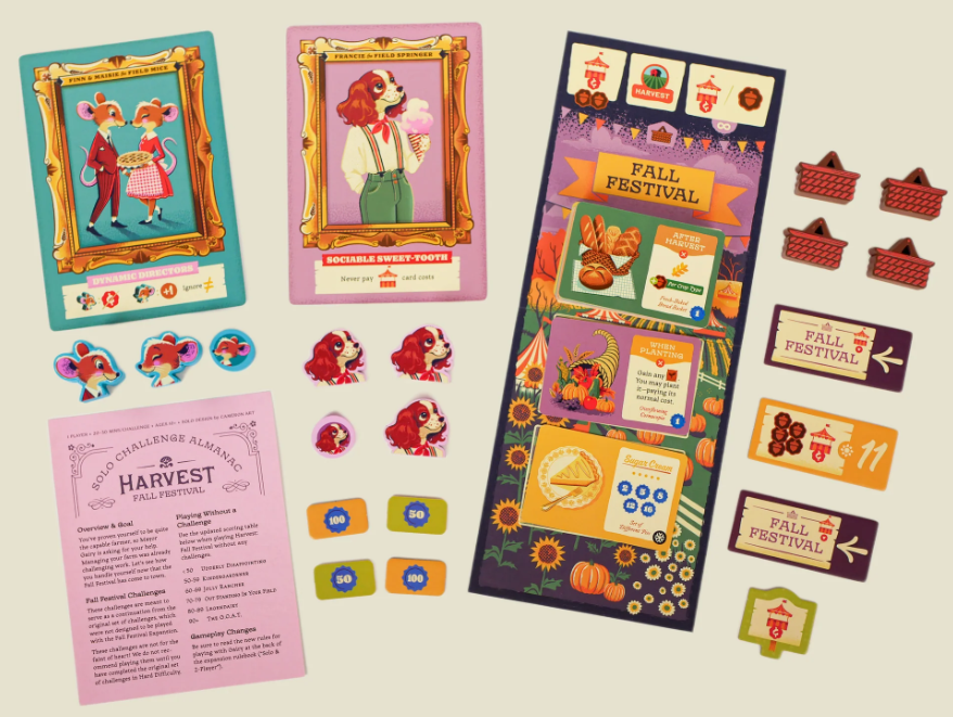 pieces from harvest fall festival