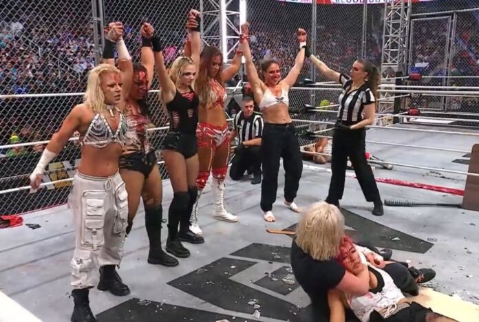 The Heels are victorious at AEW Blood & Guts 2025