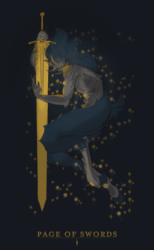 Ambition  Page of Swords