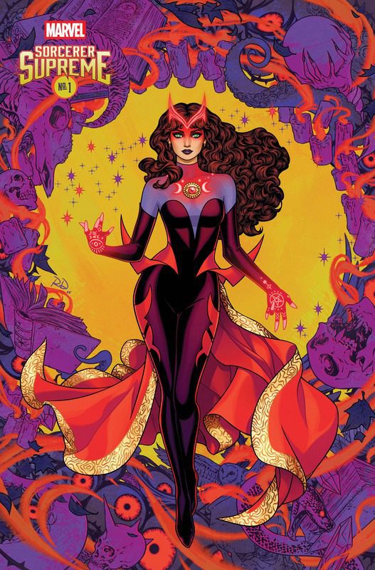 This December, Wanda Maximoff Will Take On A New Mantle: Sorcerer Supreme 7 SORCERER SUPREME #1 Variant Cover by RUSSELL DAUTERMAN