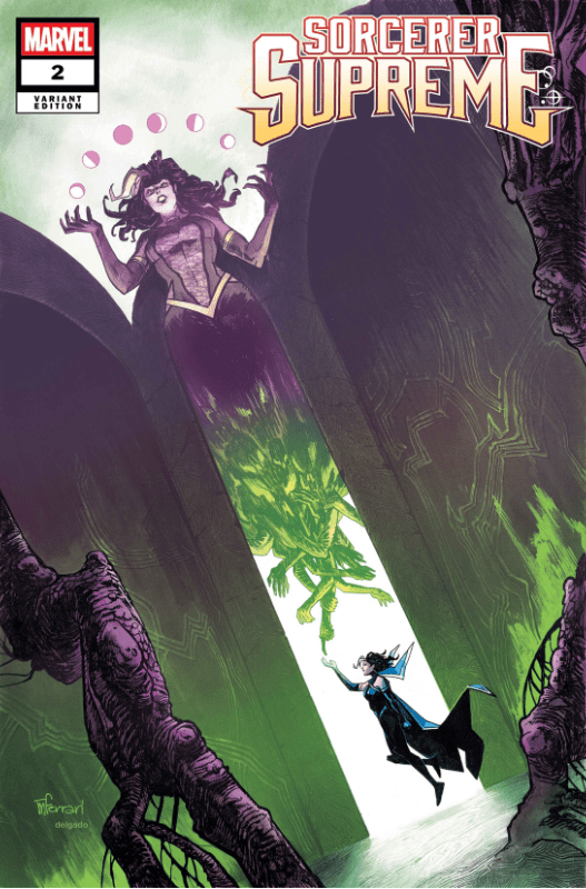 This December, Wanda Maximoff Will Take On A New Mantle: Sorcerer Supreme 12 SORCERER SUPREME #2 Variant Cover by MARCO FERRARI