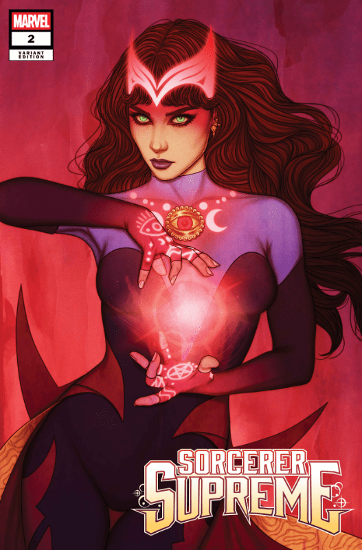 This December, Wanda Maximoff Will Take On A New Mantle: Sorcerer Supreme 13 SORCERER SUPREME #2 Variant Cover by JENNY FRISON