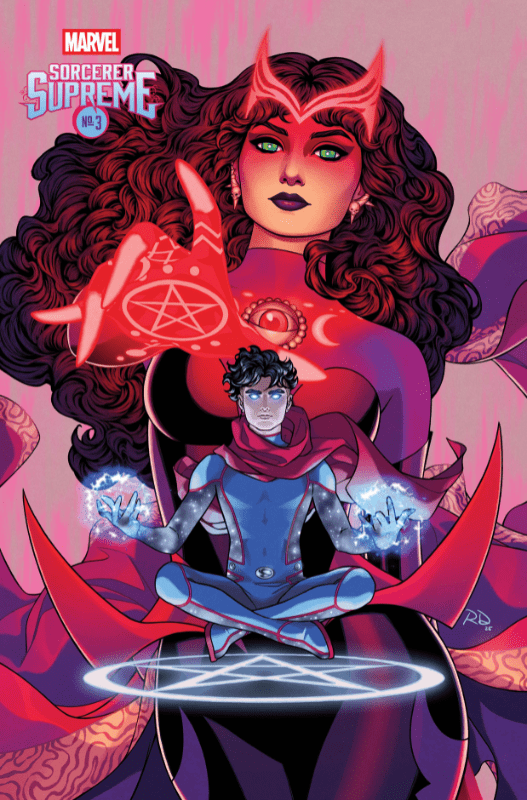 This December, Wanda Maximoff Will Take On A New Mantle: Sorcerer Supreme 16 SORCERER SUPREME #3 Variant Cover by RUSSELL DAUTERMAN