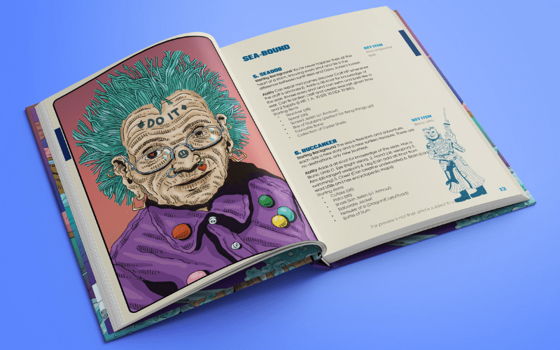 Sail The Psychedelic Future Seas In New ECO MOFOS!! Spinoff 'Islands Of Weirdhope' 2 Islands Of Weirdhope spread