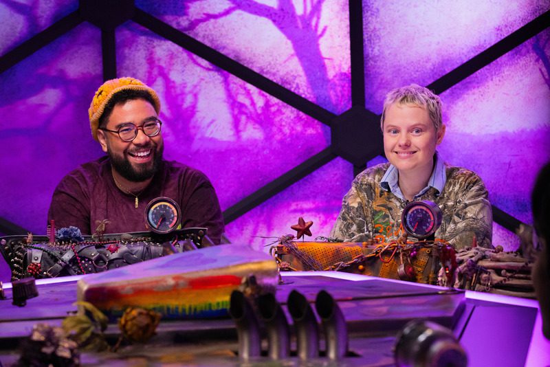 Vic Michaelis and Kimia Behpoornia Enter The Dome In Post-Apocalyptic New Dimension 20 Series 1 Oscar and Ally n Dimension 20: Gladlands