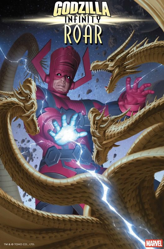 Kaiju Go Cosmic In New Godzilla: Infinity Roar Variant Covers 2 Godzilla: Infinity Roar Cosmic Variant Cover by JUNGGEUN YOON