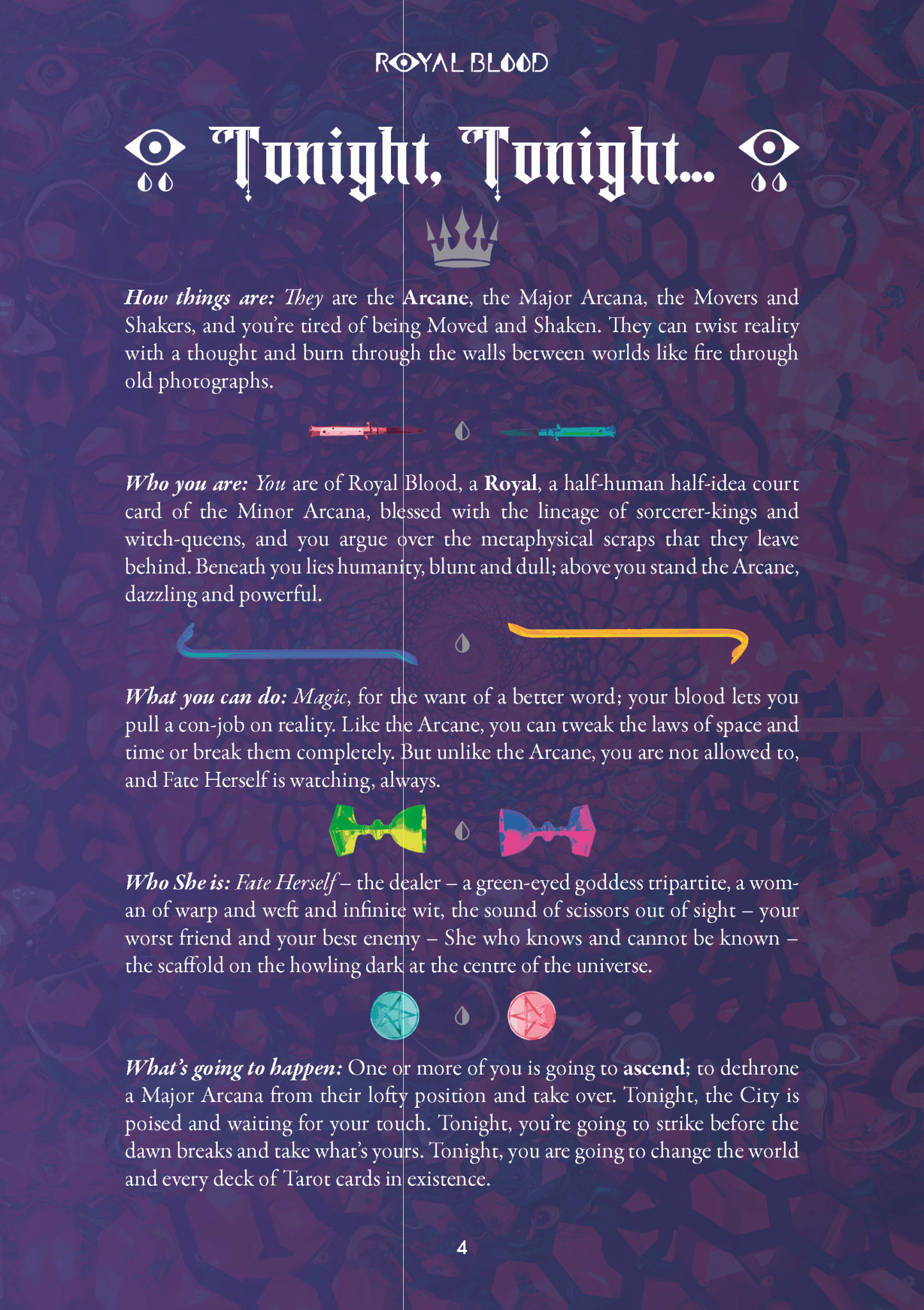 Rowan, Rook, And Deckard Partner With Mana Project Studio On New Edition Of Arcane Heist TTRPG 'Royal Blood' 2 Royal Blood page 2