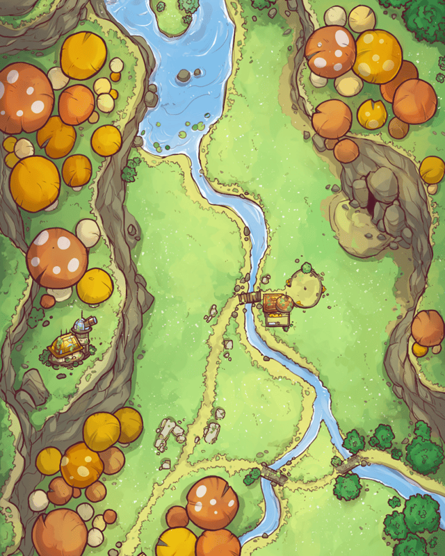 Free League And Two Little Mice Announce Twilight Sword TTRPG Inspired By The Legend of Zelda And Dragon Quest 4 Twilight Sword map