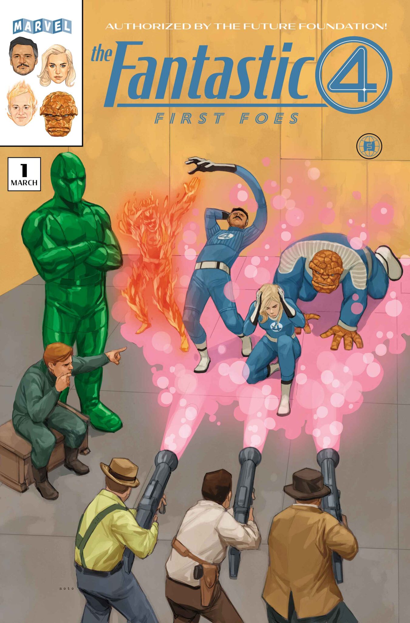 Fantastic Four: First Foes Variant Cover by KAARE ANDREWS