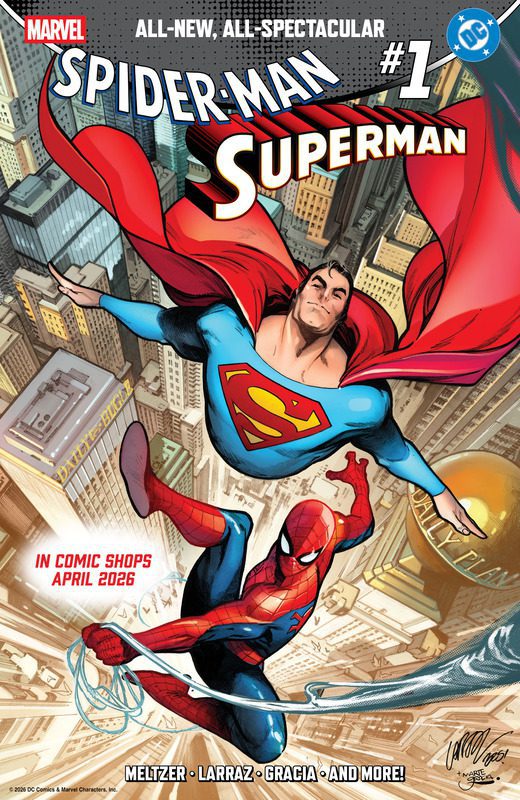 MARVEL/DC: SPIDER-MAN/SUPERMAN Cover by PEPE LARRAZ