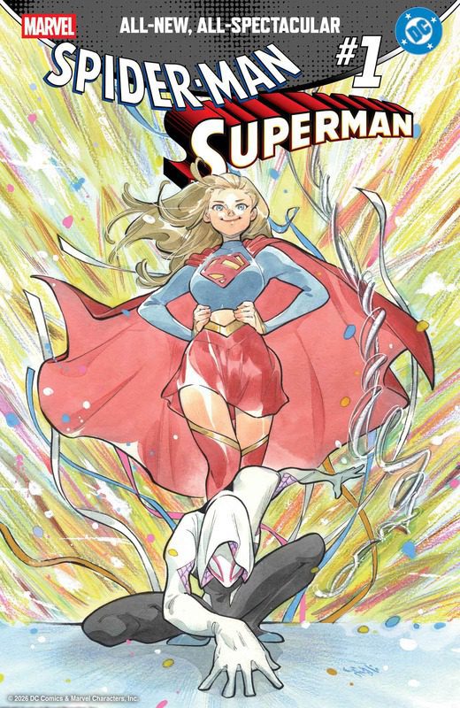 MARVEL/DC: SPIDER-MAN/SUPERMAN #1 Variant Cover by PEACH MOMOKO