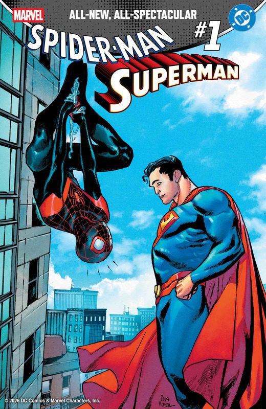 MARVEL/DC: SPIDER-MAN/SUPERMAN Variant Cover by SARA PICHELLI