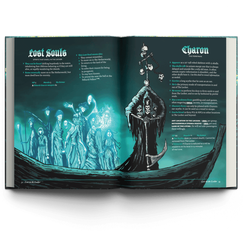 Down Among the Dead spread