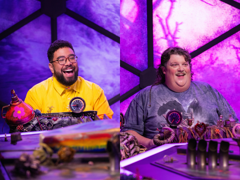 "You Are The Gladlands You Create": Jacob Wysocki And Oscar Montoya On Soft Boys, Tina Turner, And Making The Chaos More Livable 1 Gladlands cast members Oscar Montoya (l) and Jacob Wysocki (r) get their laughs in the Dome.