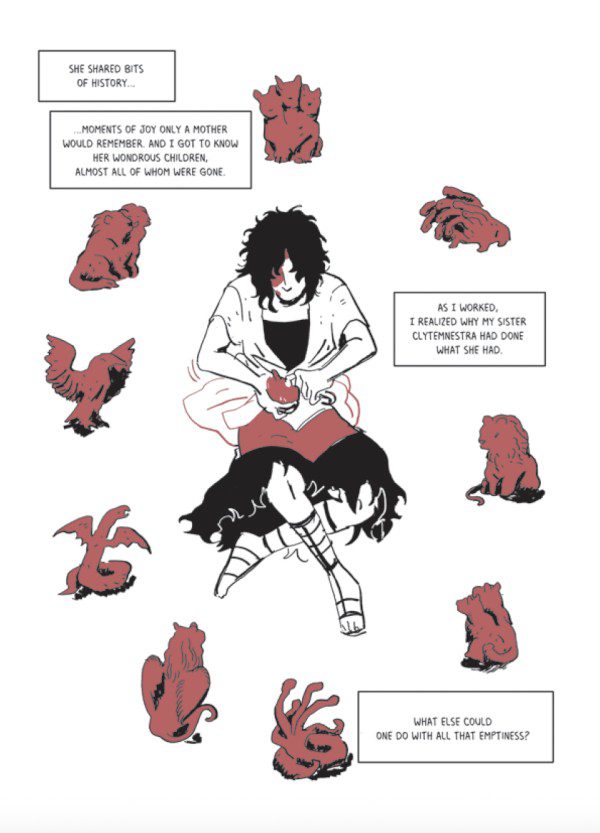 The Lost Daughter of Sparta interior