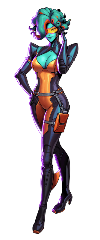 Avantris Entertainment Announces New Synthwave Space Fantasy Adventure: Neon Odyssey 5 New character Ophelia