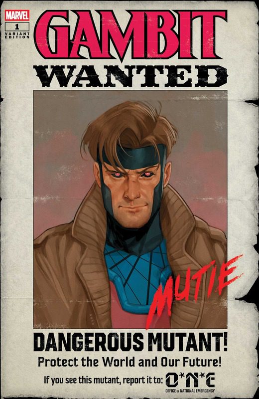 Gambit: Wanted #1 cover by PHIL NOTO