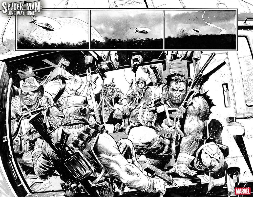 Spider-Man: Long Way Home. Interior