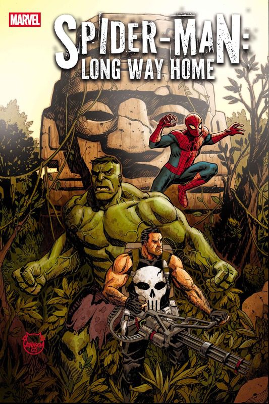 Spider-Man: Long Way Home Foil Variant Cover by DAVE JOHNSON