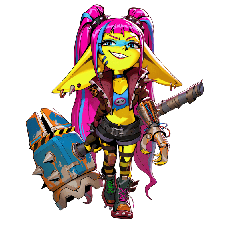 Avantris Entertainment Announces New Synthwave Space Fantasy Adventure: Neon Odyssey 3 Neon Odyssey A Scrapper Juggernaut